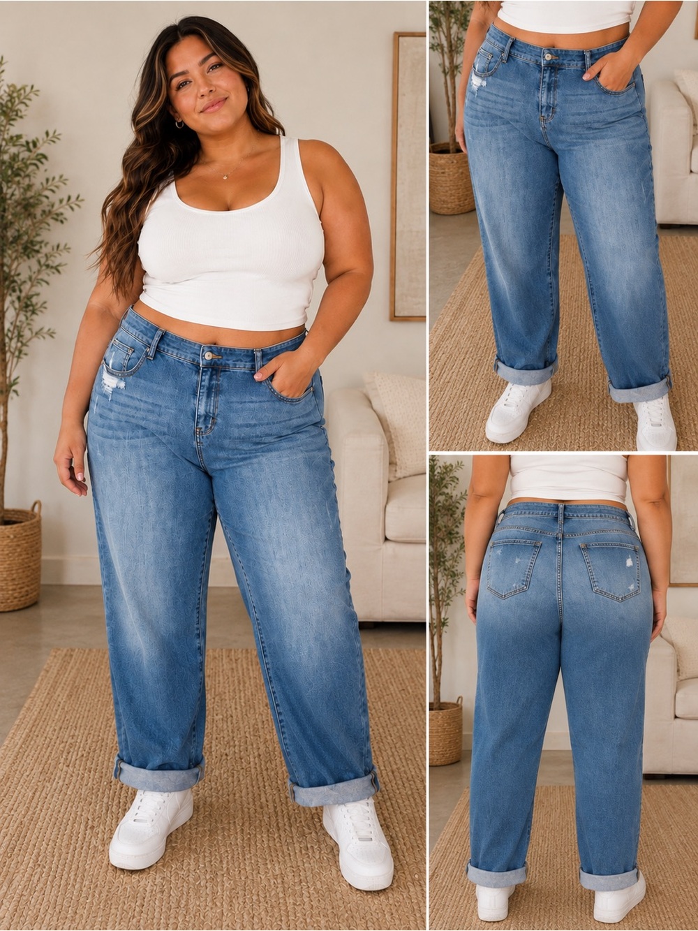 Judy Blue Medium Wash Boyfriend Jeans
